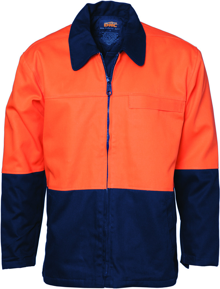 Hi Vis Two Tone Protector Drill Jacket