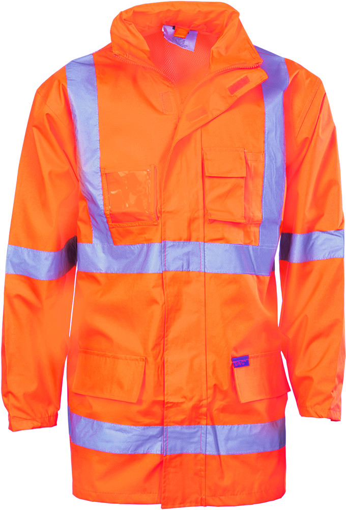 Hi Vis Cross Back D/N 2 in1 Rain Jacket