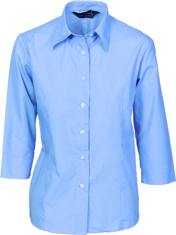 Ladies Regular Collar Blouse - 3/4 Sleeve