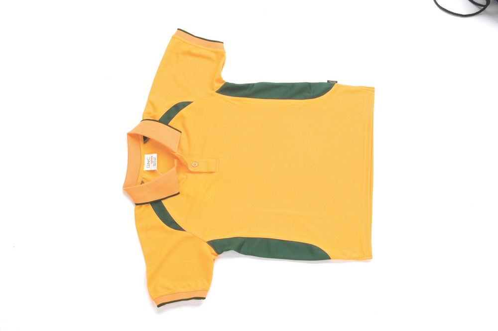 Kids Air Flow Contrast Raglan Mesh Polo