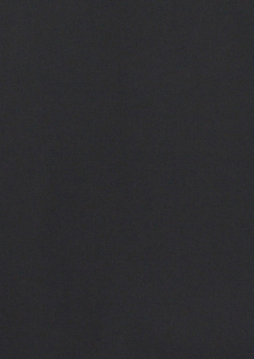A men's short sleeve shirt in black, featuring a button-up front and a logo.