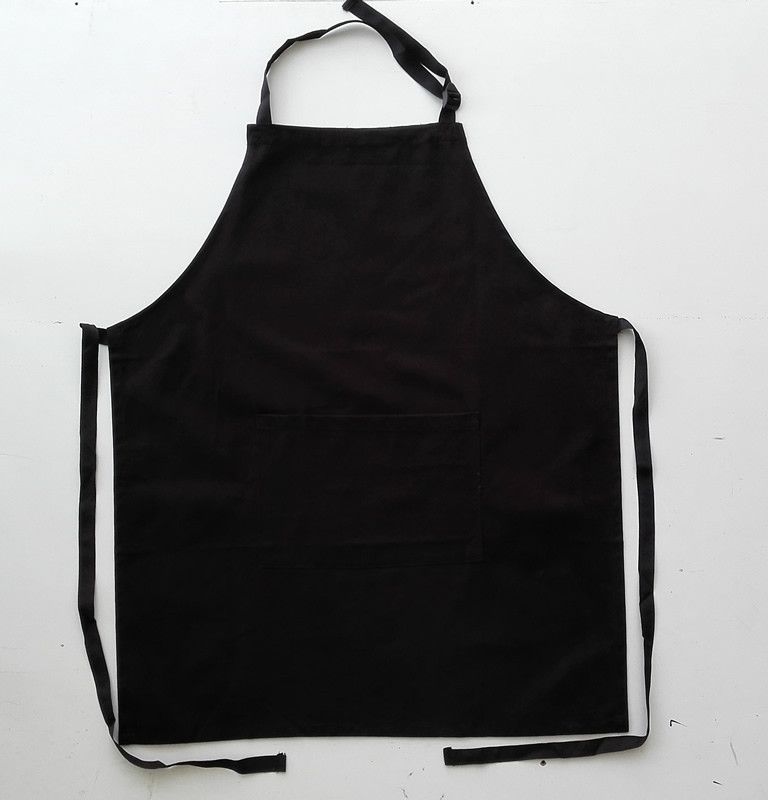 Cotton Drill Full Bib Apron - With Pocket