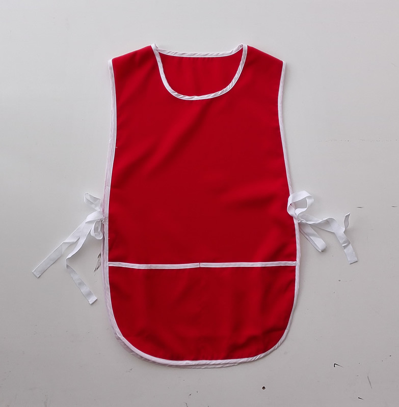 Polyester Drill Popover Apron - With Pocket
