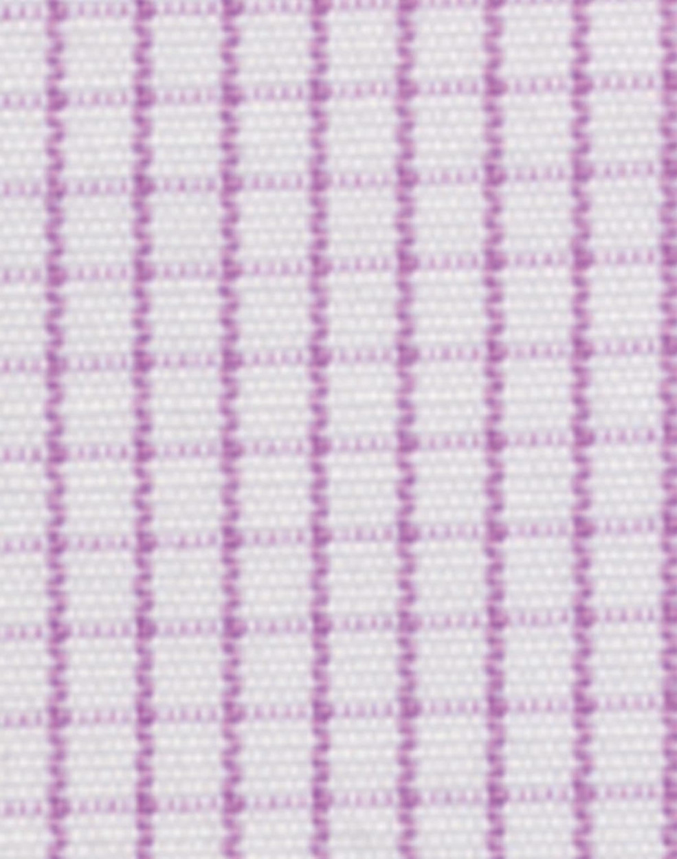 A textured fabric featuring a mini check pattern in light pink and white.