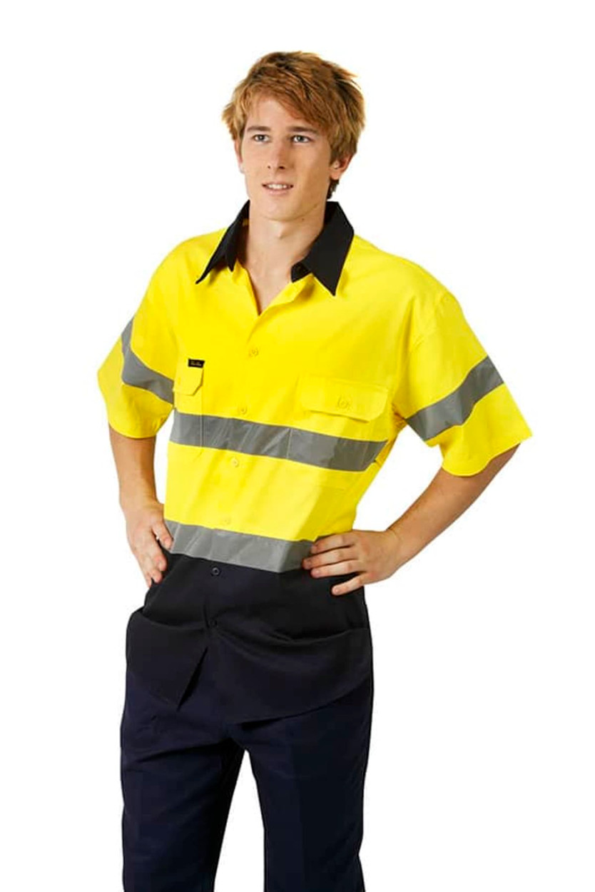 Hi Vis 190 GSM Cotton Drill Shirt