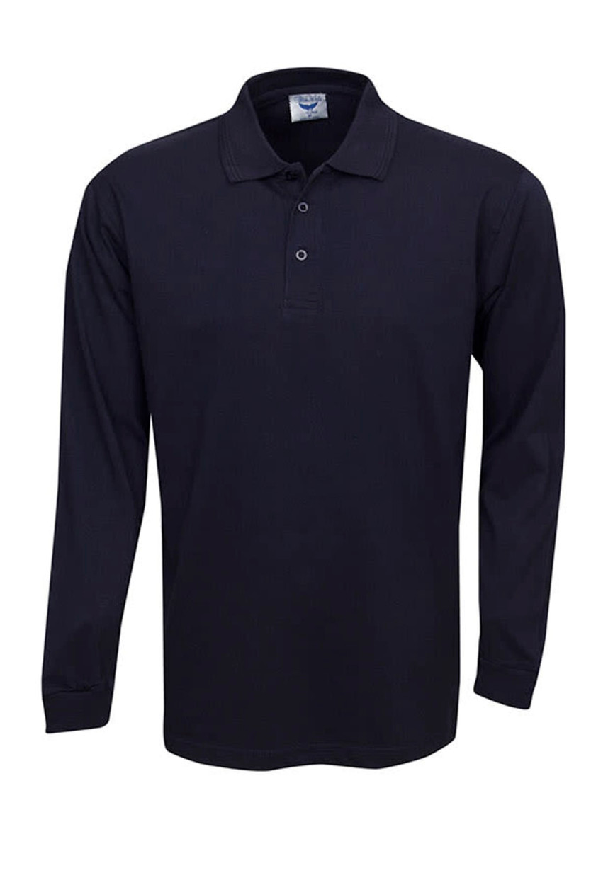Long Sleeve Pre-Shrunk Cotton Polo