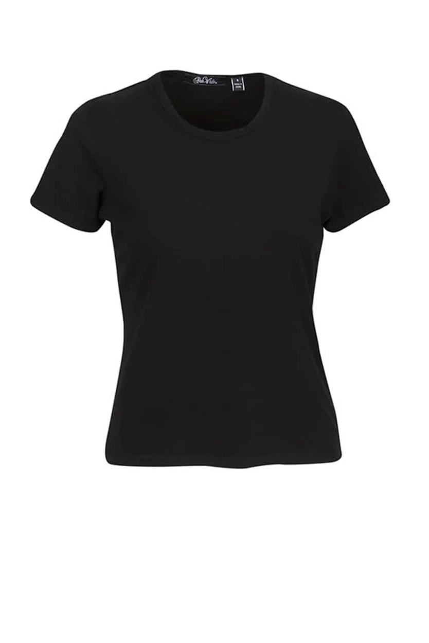 Ladies Cotton Lycra T-Shirt (Round Neck)
