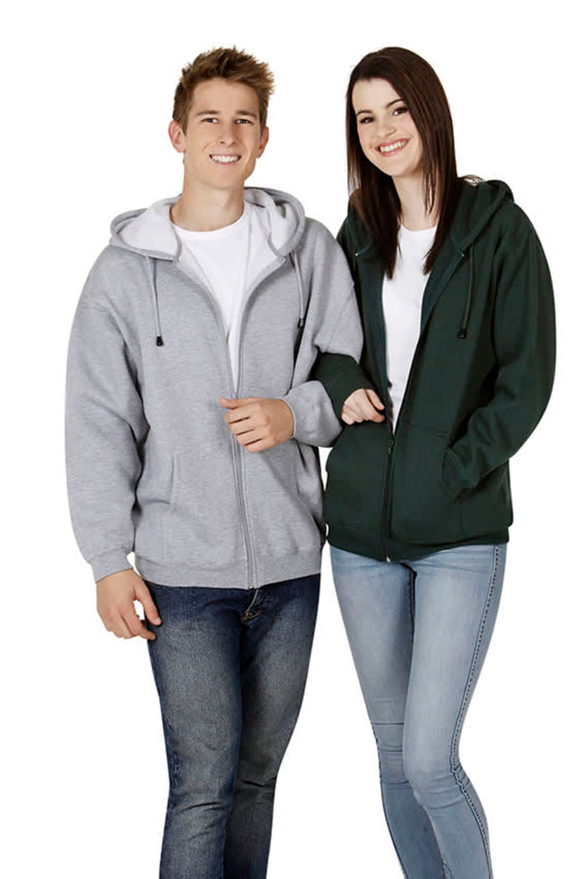 Full Zip Fleecy Hoodie || 72-F04