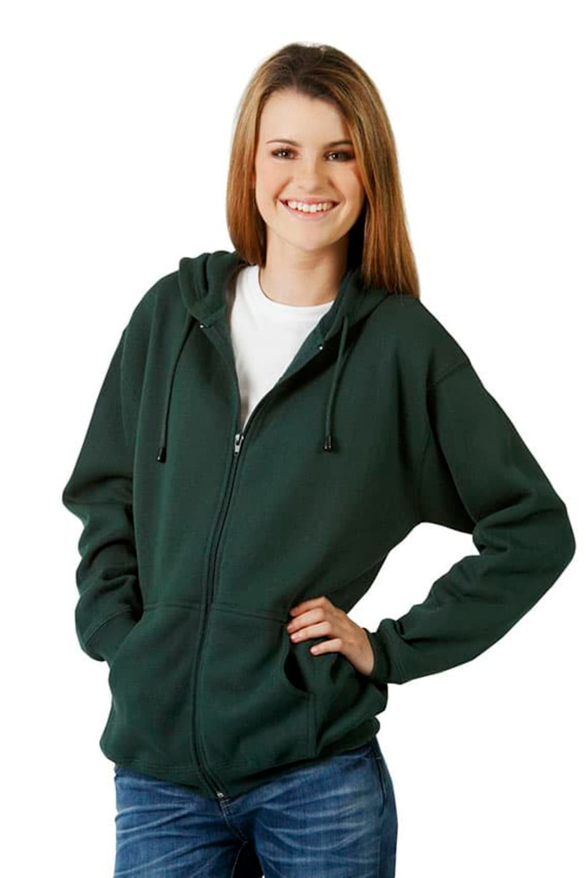 Full Zip Fleecy Hoodie || 72-F04