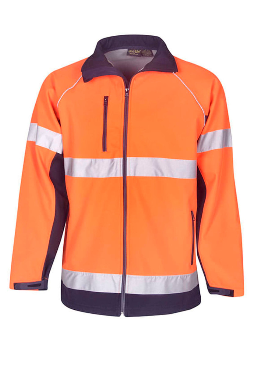 Hi Vis Soft Shell Taped Jacket D/N Use