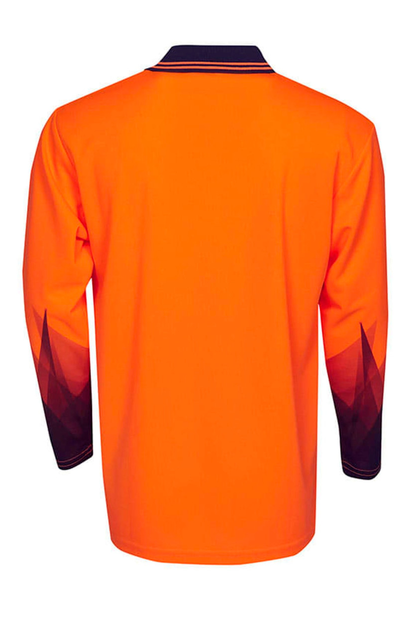 Triangular Design Hi Vis Polo
