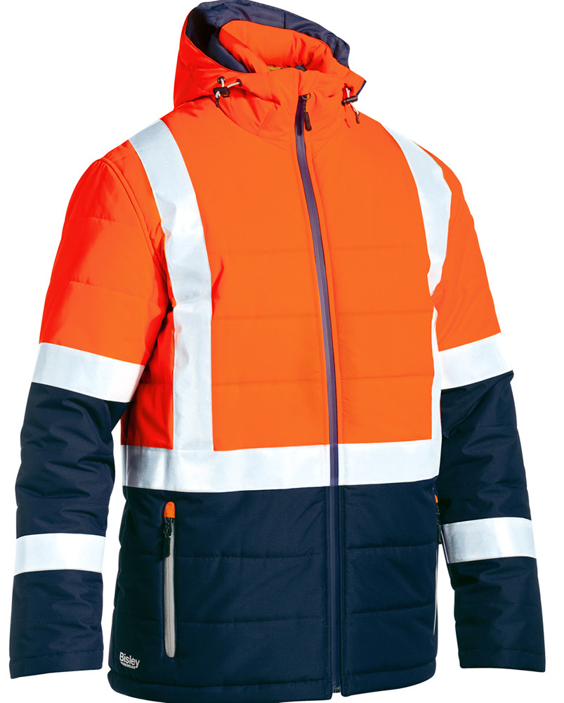 Taped Hi Vis Puffer Jacket