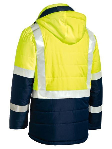 Taped Hi Vis Puffer Jacket