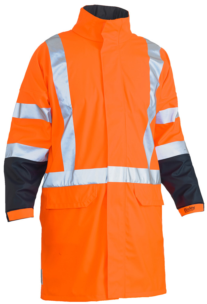 X Taped Hi Vis TTMC Stretch PU Rain Coat