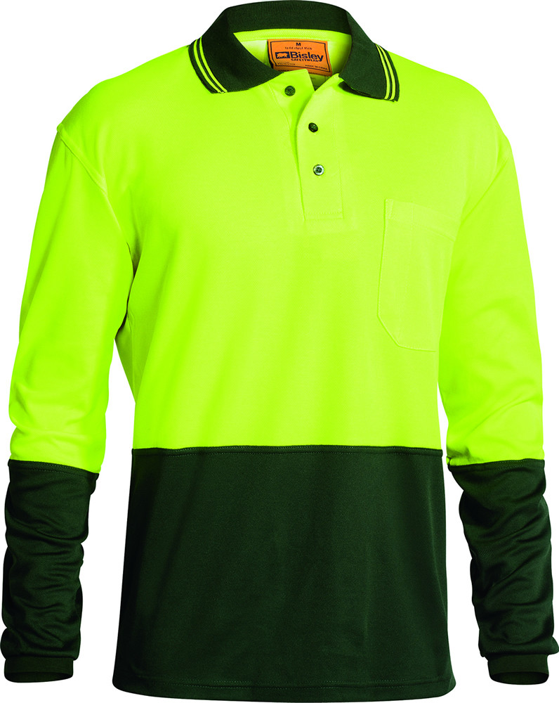 Hi Vis Polo Shirt L/S