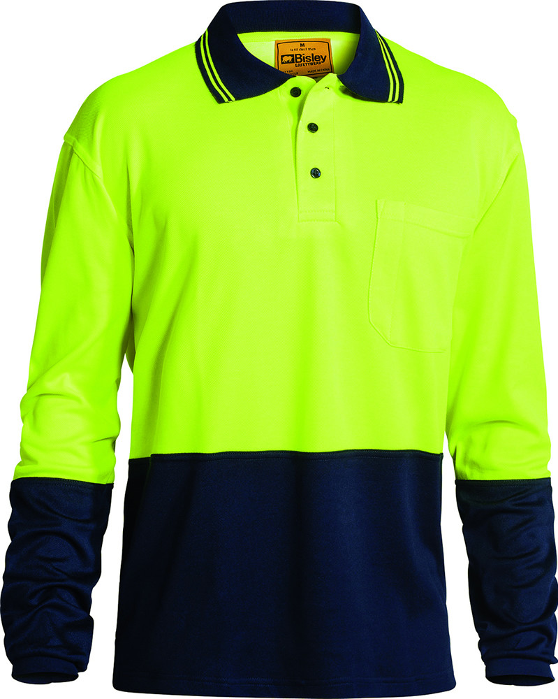 Hi Vis Polo Shirt L/S