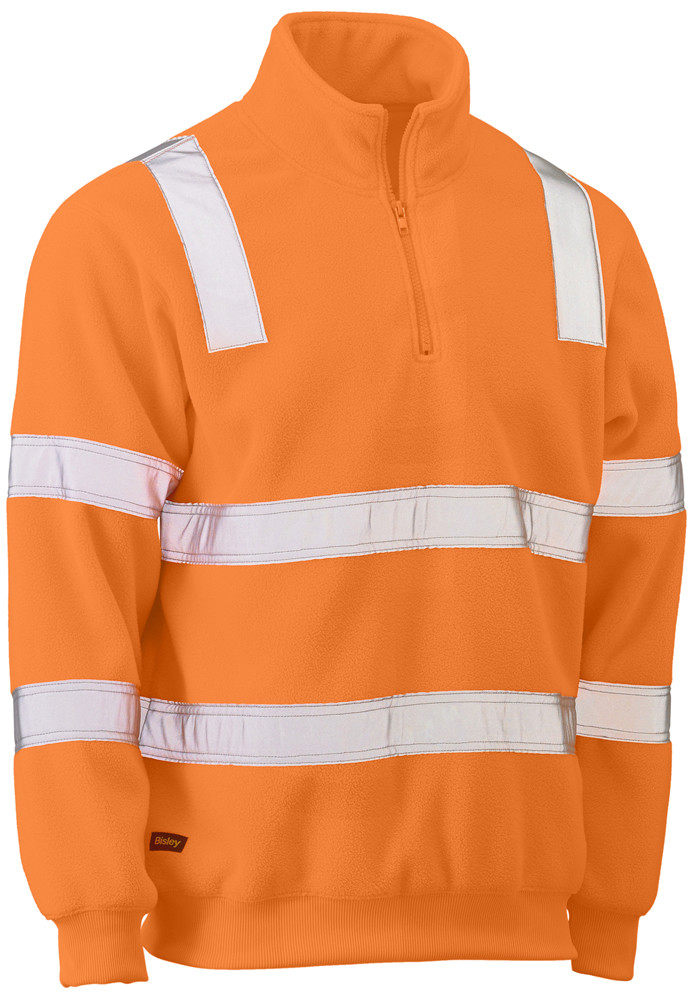 Taped Hi Vis Rail Polar Fleece Jumpers