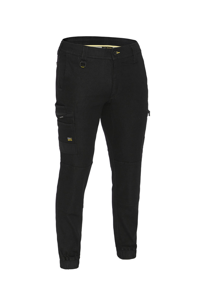 Flx and Move Stretch Denim Cargo Cuffed Pants