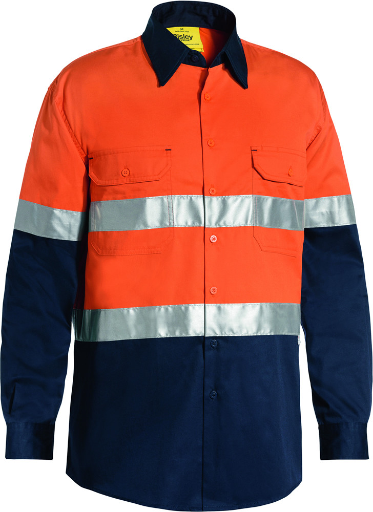 Taped Hi Vis Cool Lightweight Shirt L/S