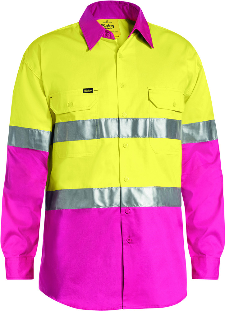Taped Hi Vis Cool Lightweight Shirt L/S
