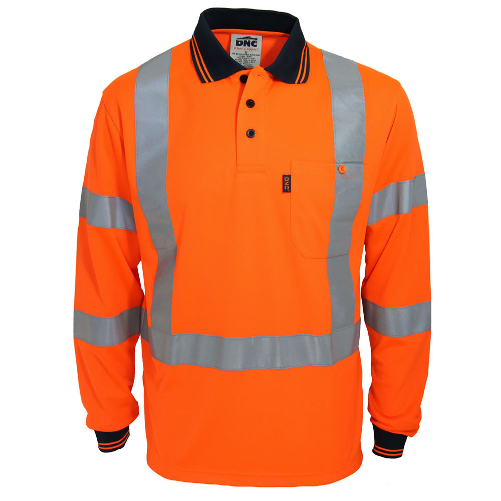 Hi Vis X Back & Bio-motion Taped Polo