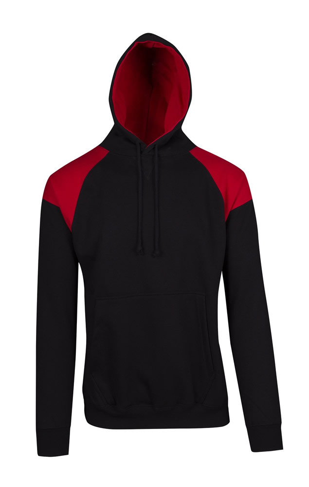 Men's Shoulder Contrast Panel Hoodie