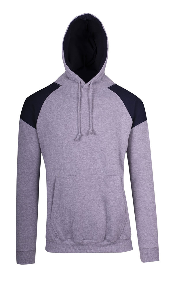 Men's Shoulder Contrast Panel Hoodie