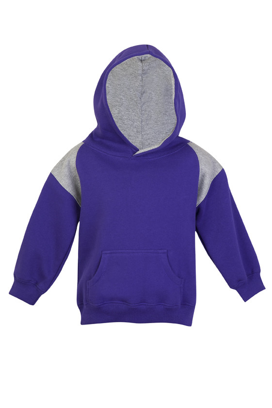 Kid's Shoulder Contrast Panel Hoodies