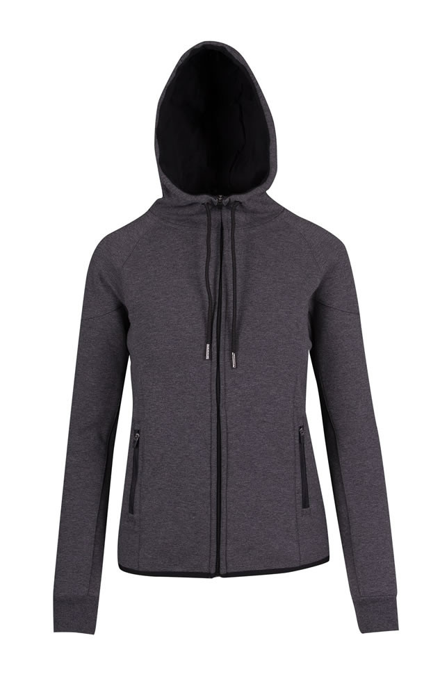 Ladies/Junior 320gsm Soft Cotton/Bonded Polar Fleece Hoodie