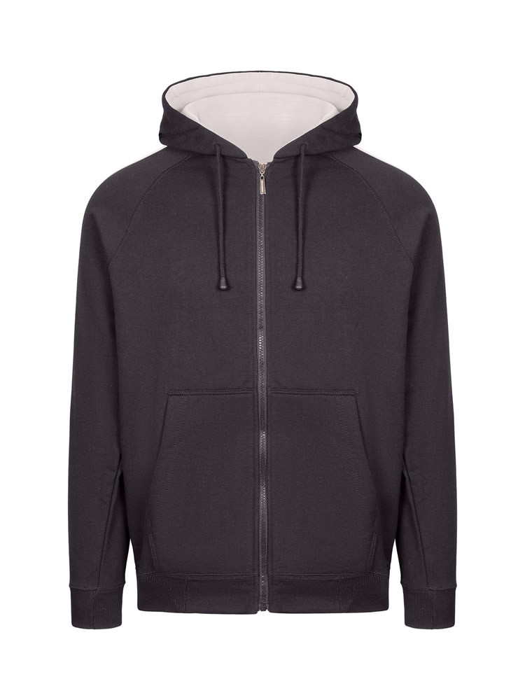 Men's Unbrushed Stripe Sleeve Hoodie