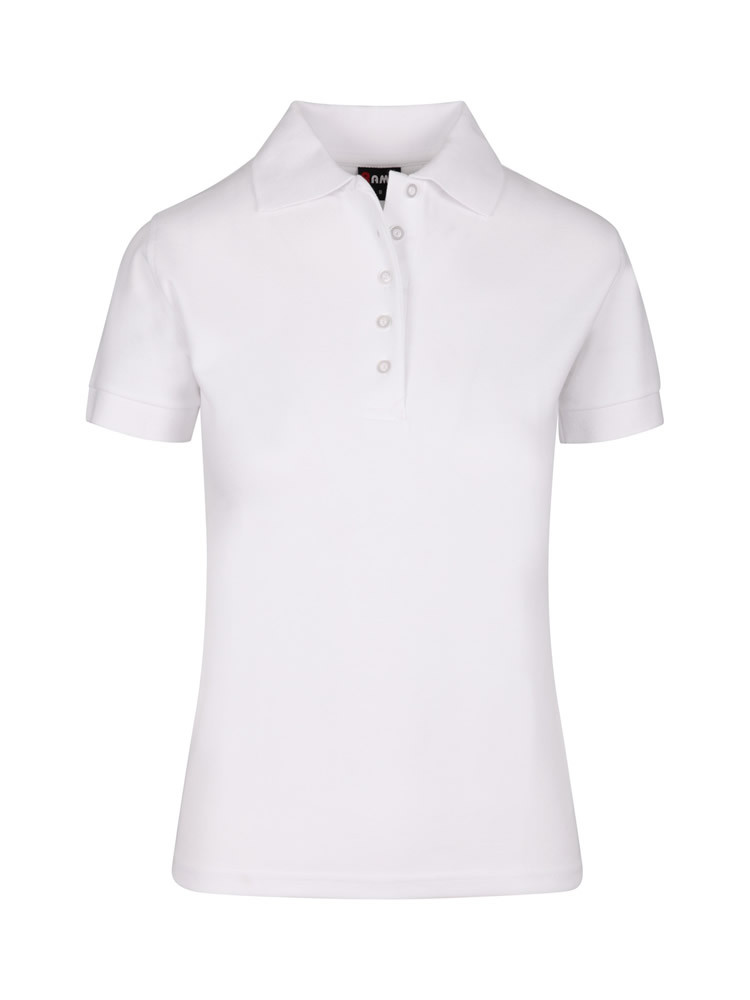 Ladies 100% Cotton Pique Knit Polo