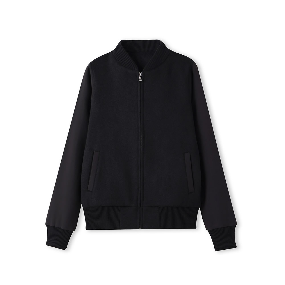 500gsm Women's/Junior Wool Blend Soft Shell Varsity Jacket