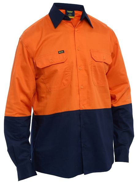 Hi Vis Cool Lightweight Drill Shirt || BS6695