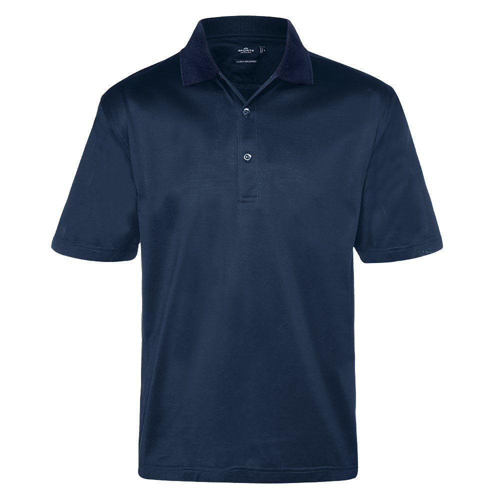 Men's Solid Mercerised Polo
