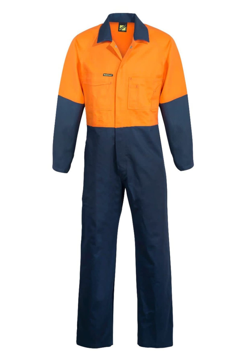 Hi Vis Two Tone Coveralls Long