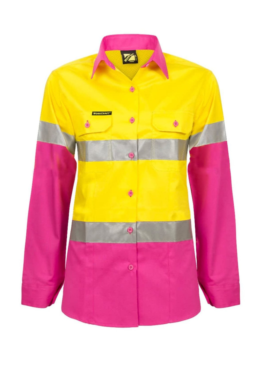 Ladies Hivis Shirt CSR Tape-LS