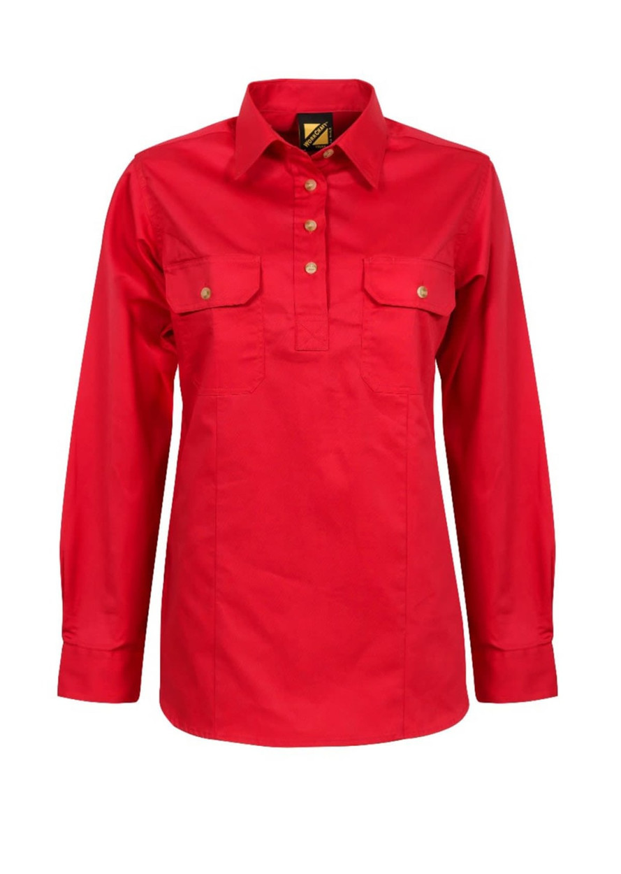 Women's Closed Front Cotton Shirt