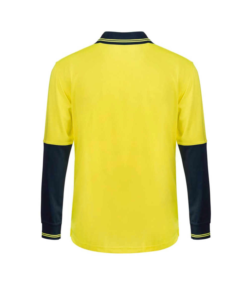 Hivis Cotton Back Polo- Ls