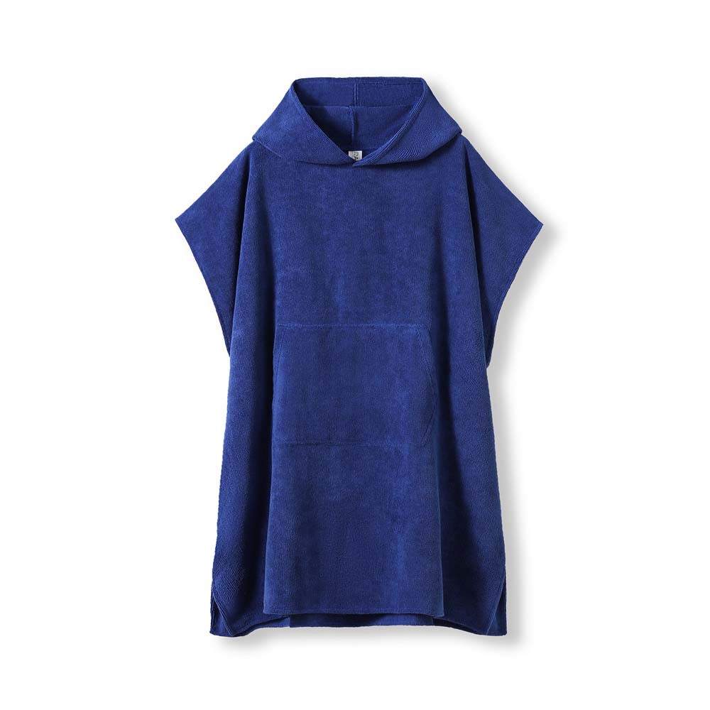 Kid's 380gsm poly/nylon hooded towel with kangaroo pocket