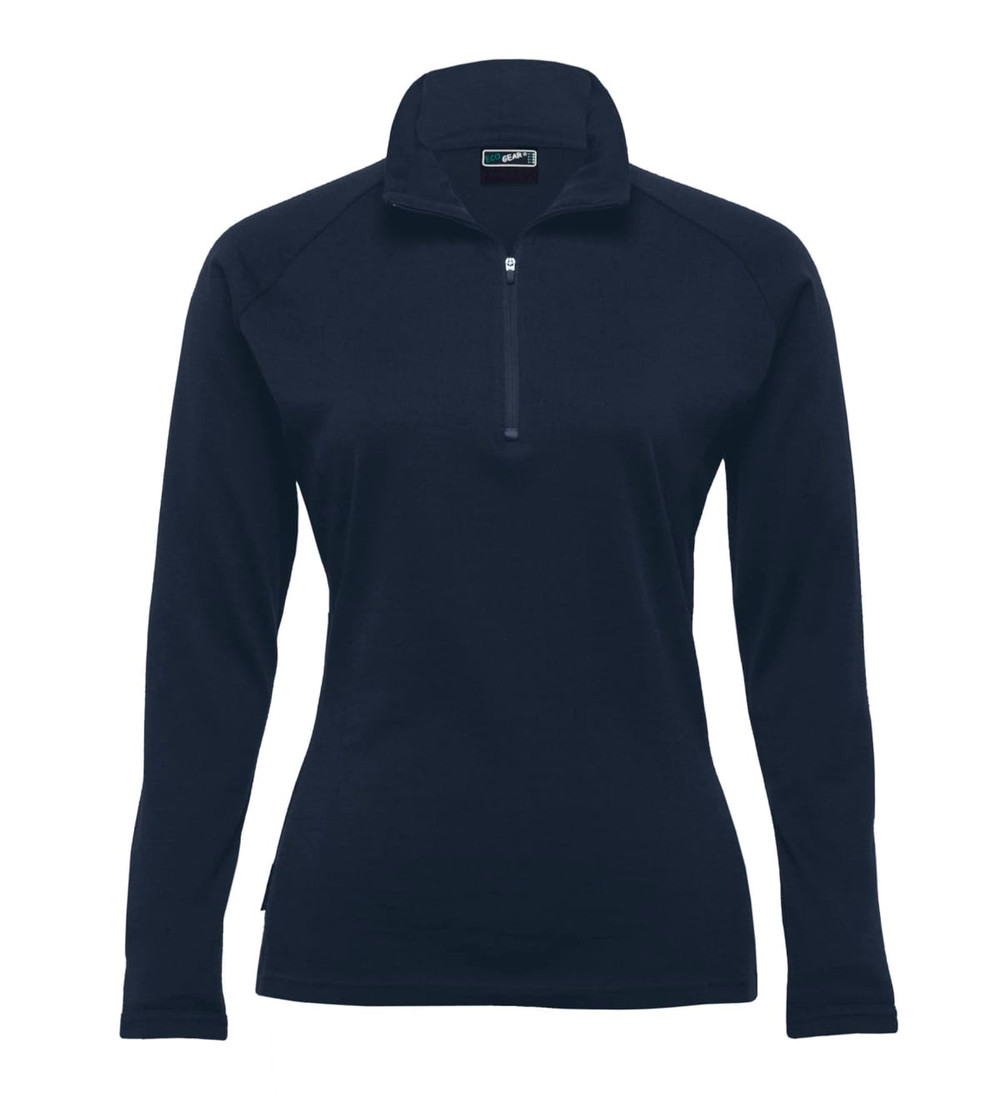 Merino Zip Pullover - Womens