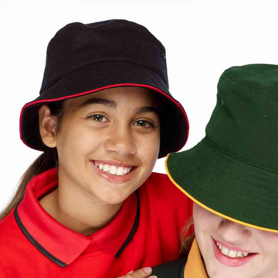 Sturt Cotton Bucket Hat with Trim