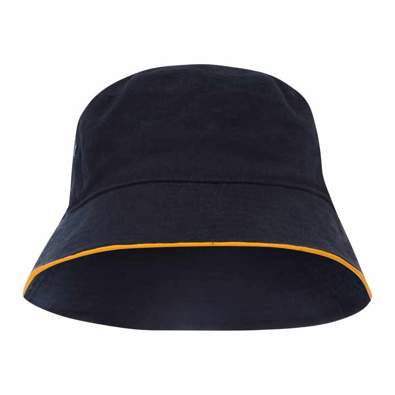 Sturt Cotton Bucket Hat with Trim