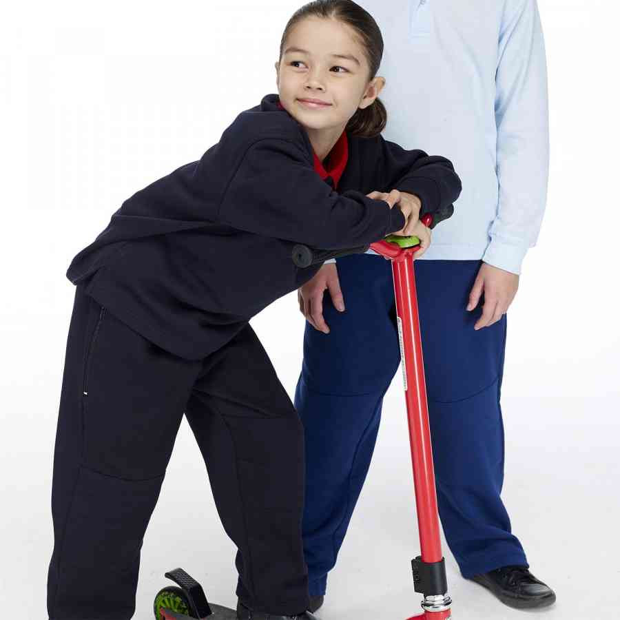 Pearce Fleecy Double Knee Straight Leg Track Pants