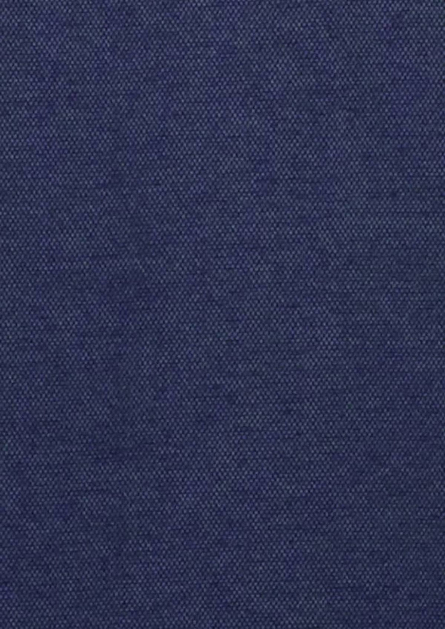 A textured fabric in deep navy blue, suitable for shirts. The material has a subtle woven pattern.