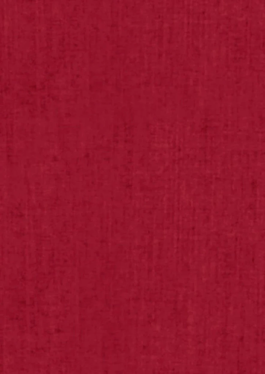 A textured fabric in a rich burgundy shade, suitable for apparel. It features a subtle pattern.