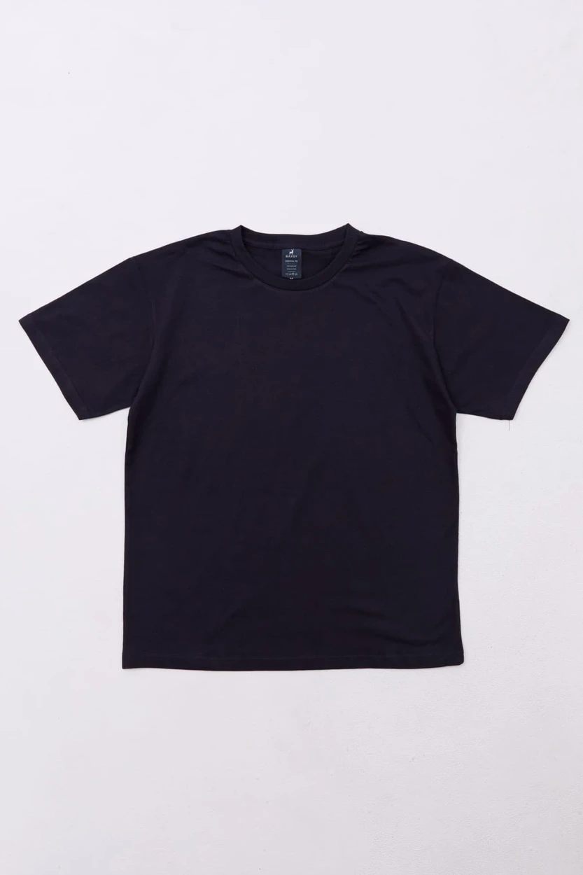 A black short-sleeved singlet shirt with a simple design and a logo on the label.