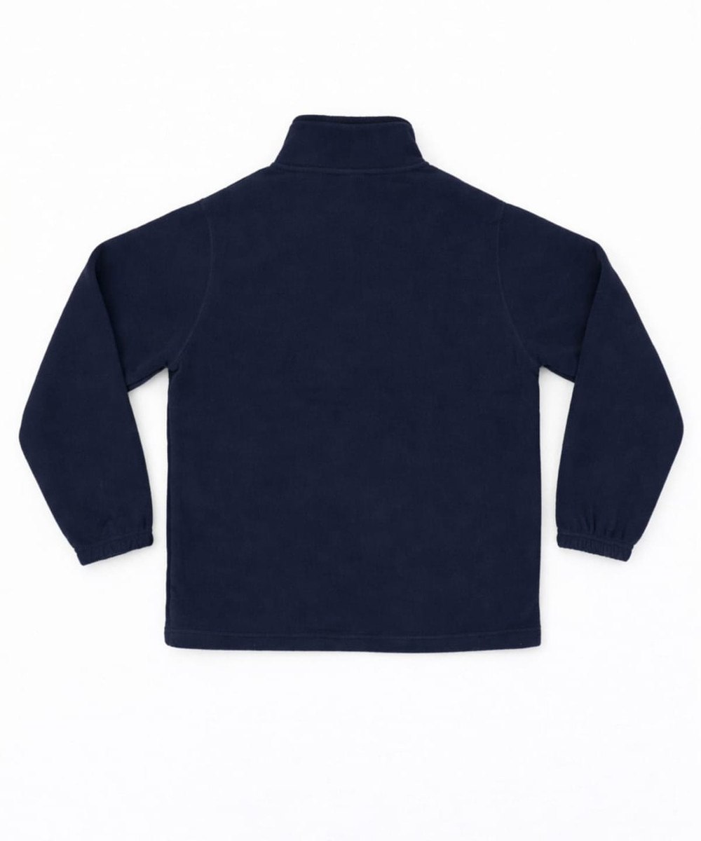 A navy blue Everest Polar Fleece 1/4 zip jacket with a soft texture and a plain back design.