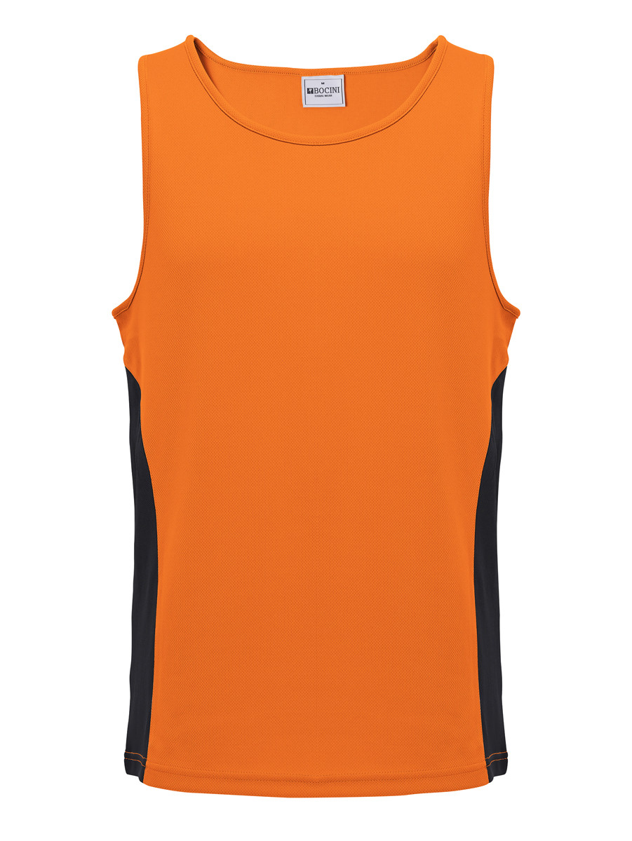 Mens/Kids Micro Mesh Contrast Singlet