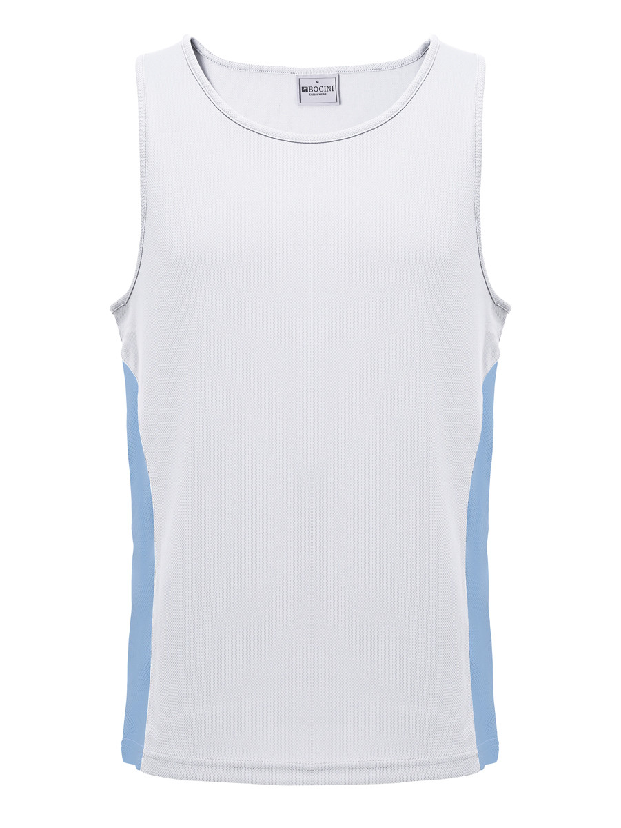 Mens/Kids Micro Mesh Contrast Singlet