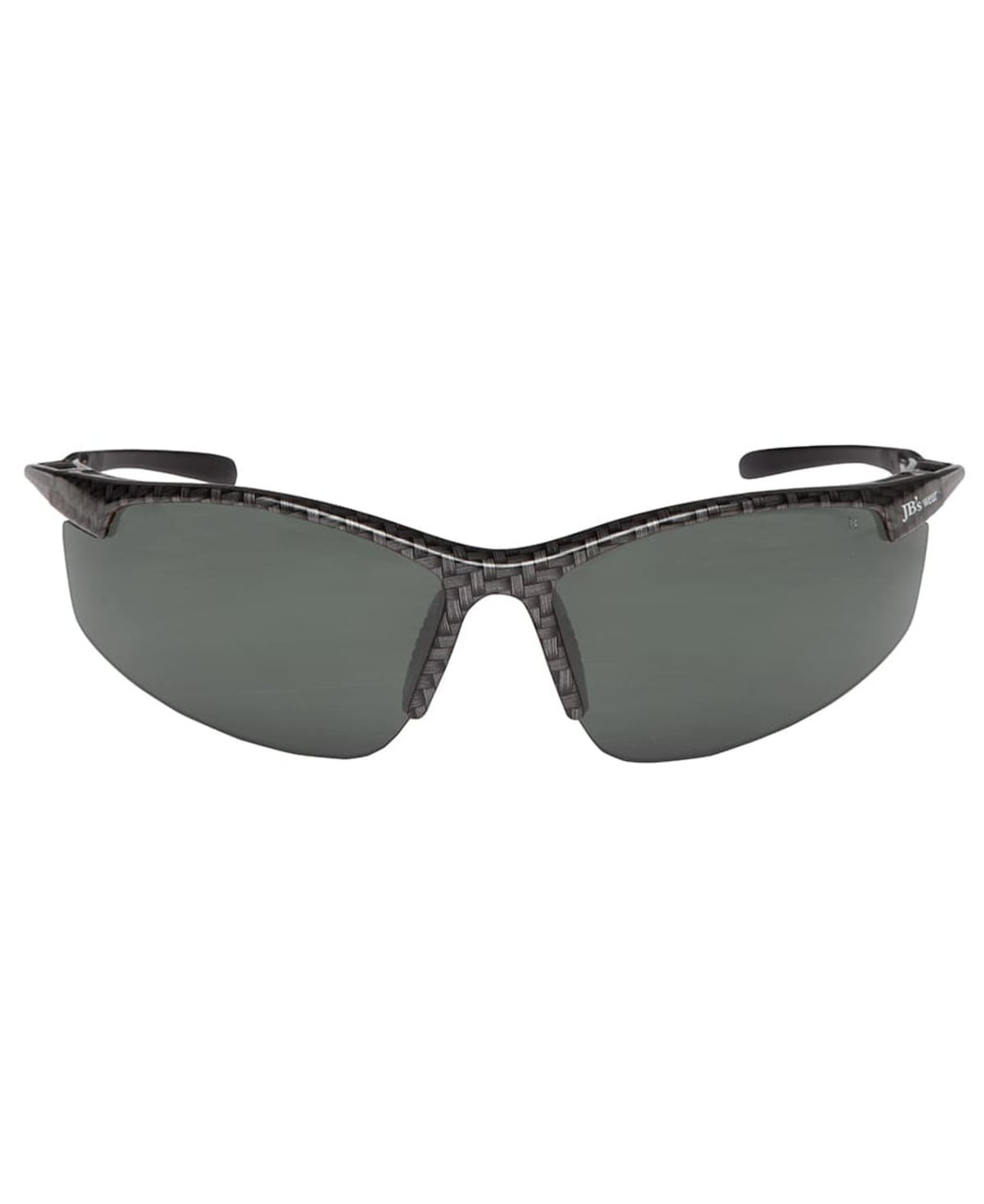 Sunglasses featuring a sleek black frame and grey polarised lenses, designed for leisure and outdoor activities.